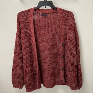 American Eagle Knit Button Up Cardigan